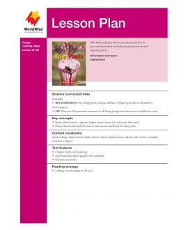 Lesson Plan - Killer Plants