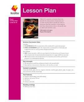 Lesson Plan - What Is it?