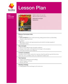 Lesson Plan - Weather