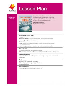 Lesson Plan - Disappearing Ice