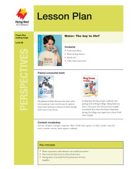 Lesson Plan - Water: The Key to Life?