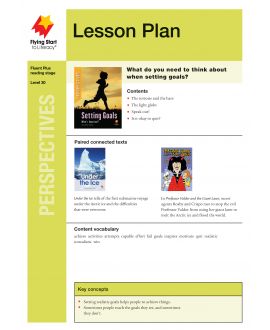 Lesson Plan - Setting Goals: What's Important? LP
