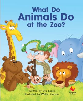What do Animals do at the zoo?