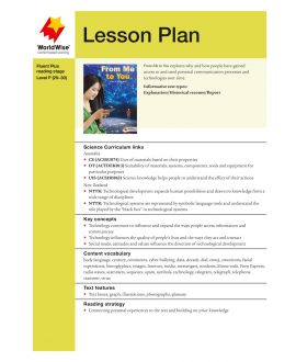 Lesson Plan - From Me to You