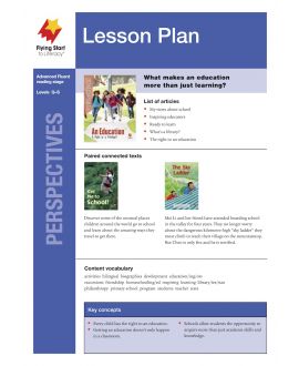Lesson Plan - Education: A Right or a Prvilege?