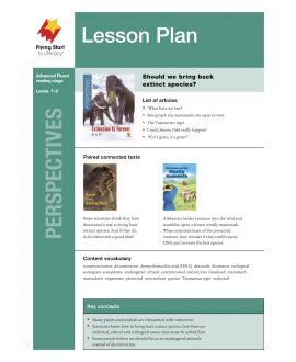 Lesson Plan - Extinction is Forever: Or is It?