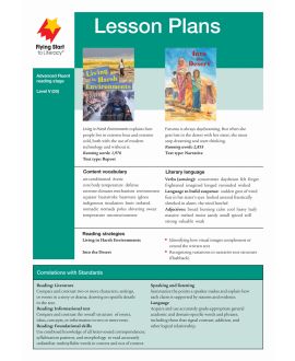 Lesson Plan - Living in Harsh Environments / Into the Desert
