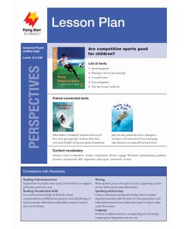 Lesson Plan - Playing Competitive Sports: Is Competition Good for Children?