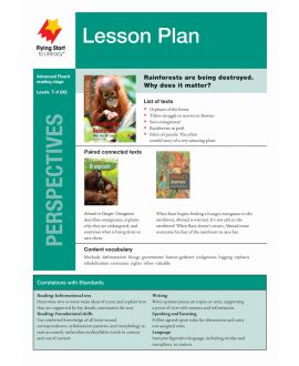 Lesson Plan - Disappearing Rainforests: What Are the Issues?