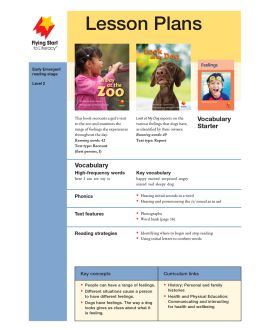 Lesson Plan - A Day At the Zoo |Look At My Dog LP