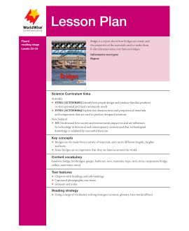 Lesson Plan - Bridges