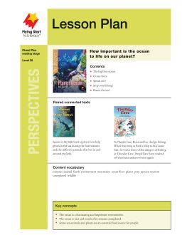 Lesson Plan - Planet Ocean: How Important is It?