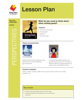 Lesson Plan - Setting Goals: What's Important? LP