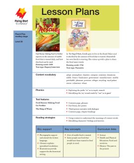 Food Rescue/The King of Waste