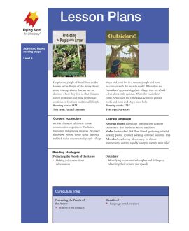 Lesson Plan - Protecting the People of the Arrow | Outsiders!