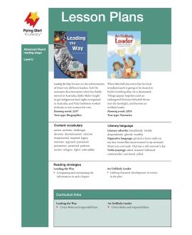 Lesson Plan - Leading the Way | An Unlikely Leader