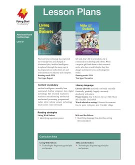 Lesson Plan - Living With Robots | Milo and the Robots