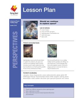 Lesson Plan - Space Exploration: Is It Worth it?