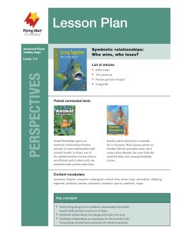 Lesson Plan - Living Together: Which Creature Benefits?