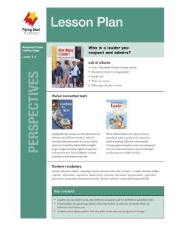 Lesson Plan - What Makes a Leader?
