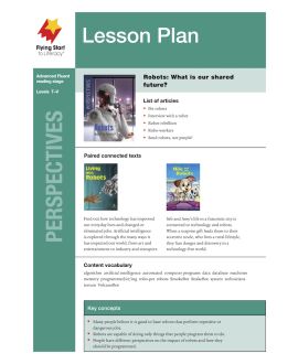 Lesson Plan - Robots: Helpful or Harmful?