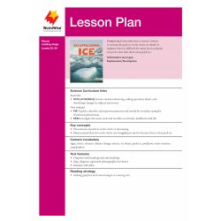 Lesson Plan - Disappearing Ice