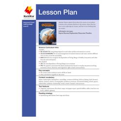 Lesson Plan - Awesome Oceans