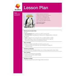 Lesson Plan - Summer in Antarctica