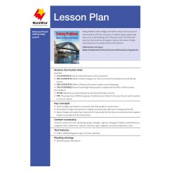 Lesson Plan - Solving Problems: Dams, Bridges, and Canals