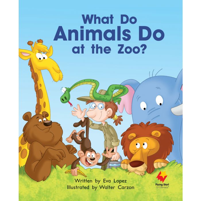 What do Animals do at the zoo?